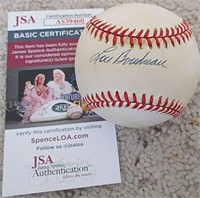 Lou Boudreau Signed OAL Baseball JSA Authenticated
