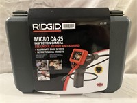 New Ridgid inspection camera.