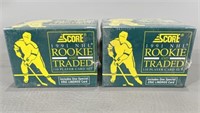 Score NHL 1991 Rookie Trading Cards -2 Boxes