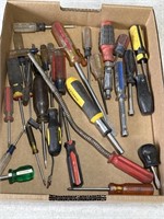 Screwdrivers. Assorted Sizes. Nut drivers.