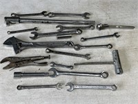 Tools. Assorted wrenches,  Adjustable Wrench