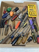 Screwdrivers. Assorted sizes. Stanley miniature