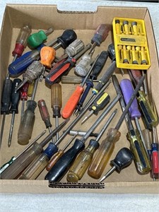 Screwdrivers. Assorted sizes. Stanley miniature