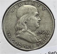 1960-D Franklin Half Dollar