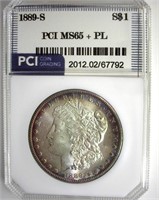 1889-S Morgan MS65+ PL LISTS $8250