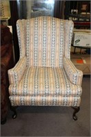 WINGED BACK UPHOLSTERED CHAIR-ASIS