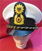 1967 German Navy Officers Cap w Badge Patch NICE