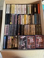 Box of cassette tapes