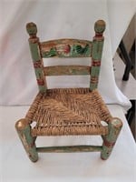 Vintage Antique Small Wooden Chair - Needs Repairs