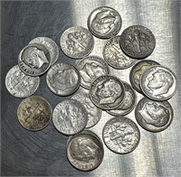 (20) Silver Dimes See Photos for Details