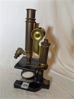 Vintage Bausch & Lomb Optical Co. Microscope Brass