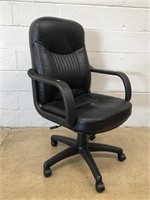 Upholstered Rolling Office Arm Chair