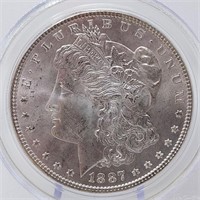 1887 $1 PCGS MS 65