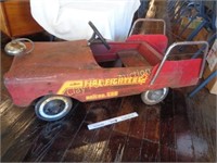 Vintage Fire Fighter Pedal Car