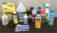 Box Cleaning Supplies, Coolant, Oil, Misc