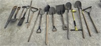 Outdoor Tools, Shovels, Pitchforks, Saw & More