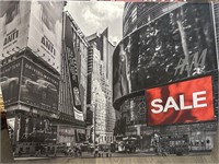 LARGE CANVAS ART TIMES SQUARE