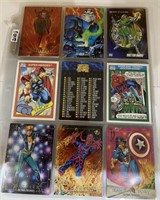 81 Marvel Trading Cards