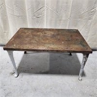 Vintage two tone metal table