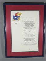 1988 KU Basketball Jayhawk Poem