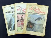 Le Petit Vingtième. Lot de 3 fascicules