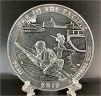 2019 US 5oz Silver Coin War in the Pacific