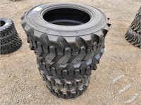 10-16.5 Skid Steer Tires (Qty 4)