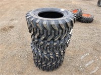 12-16.5 Skid Steer Tires (Qty 4)