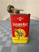 Loosen nut can