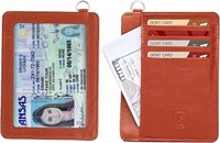 Italian Leather Alaska Orange Wallet