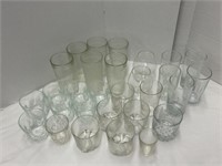 Glass Cups - Assorted Sizes