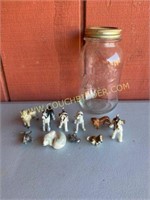 Tiny Sized Dog Figurines
