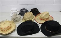 Vintage Hats incl Biltmore, some damage