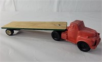 Auburn toy truck with homemade trailer