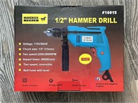 Brand New Maverick Tools 1/2" Hammer Drill