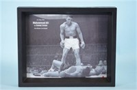 3D Framed  Muhammad  Ali vs Sonny Liston