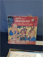 Alice in Wonderland tea time dishes