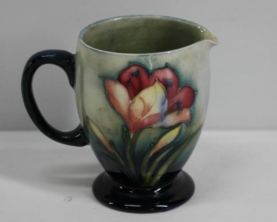 Rare Walter Moorcroft Small Freesia Pitcher