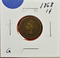1868 Indian Cent G