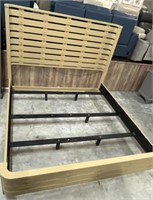 Costal Slated King Size wood  Bed frame