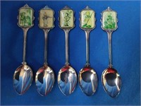 Limited edition Hummel collector spoons, made in