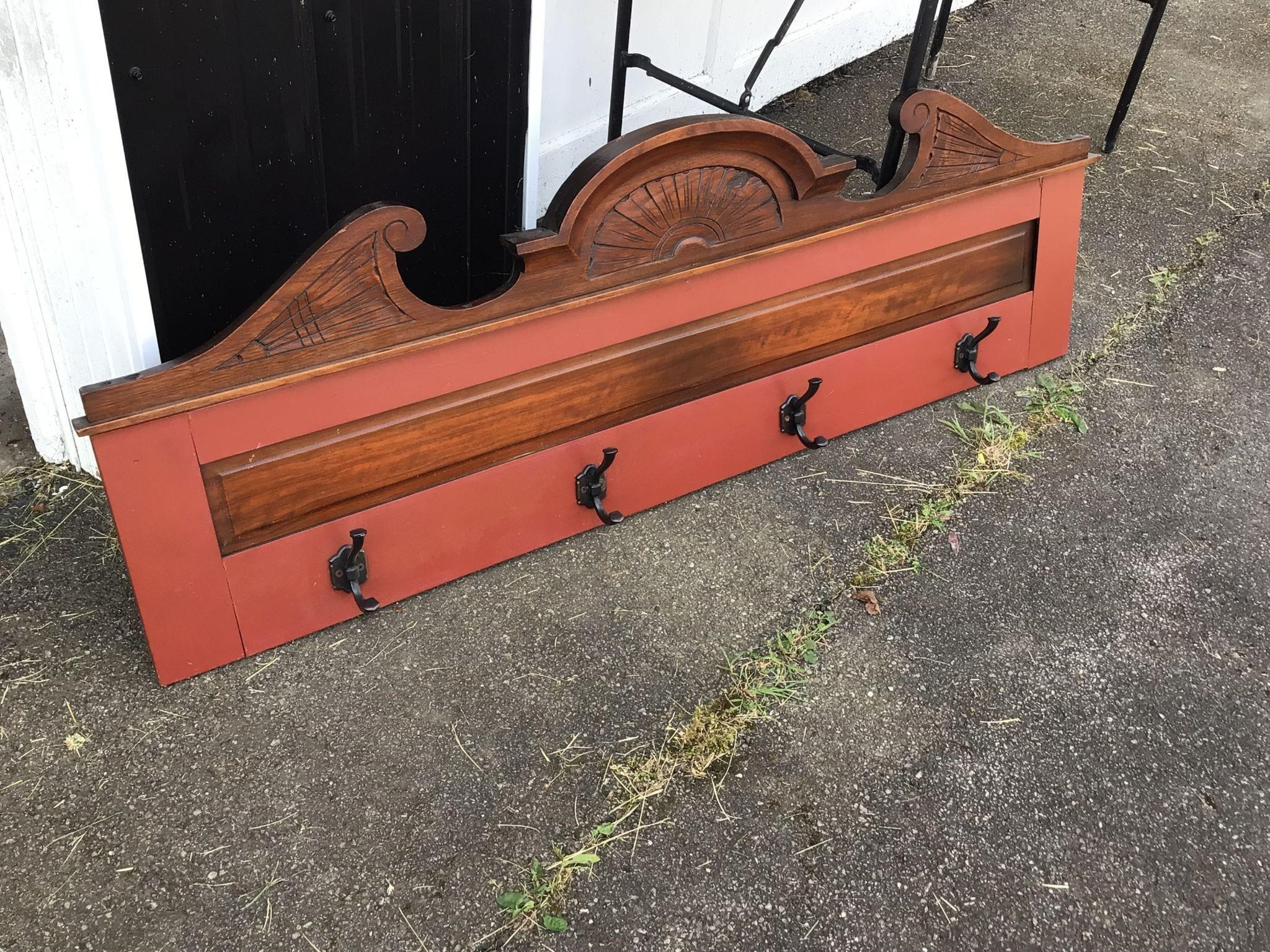 WALL HANGING COAT RACK - VERY NICE