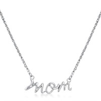 Beautiful "mom" Script Necklace