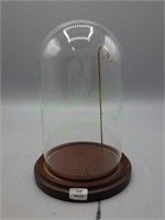 Ornament/Watch glass display dome cloche w/base