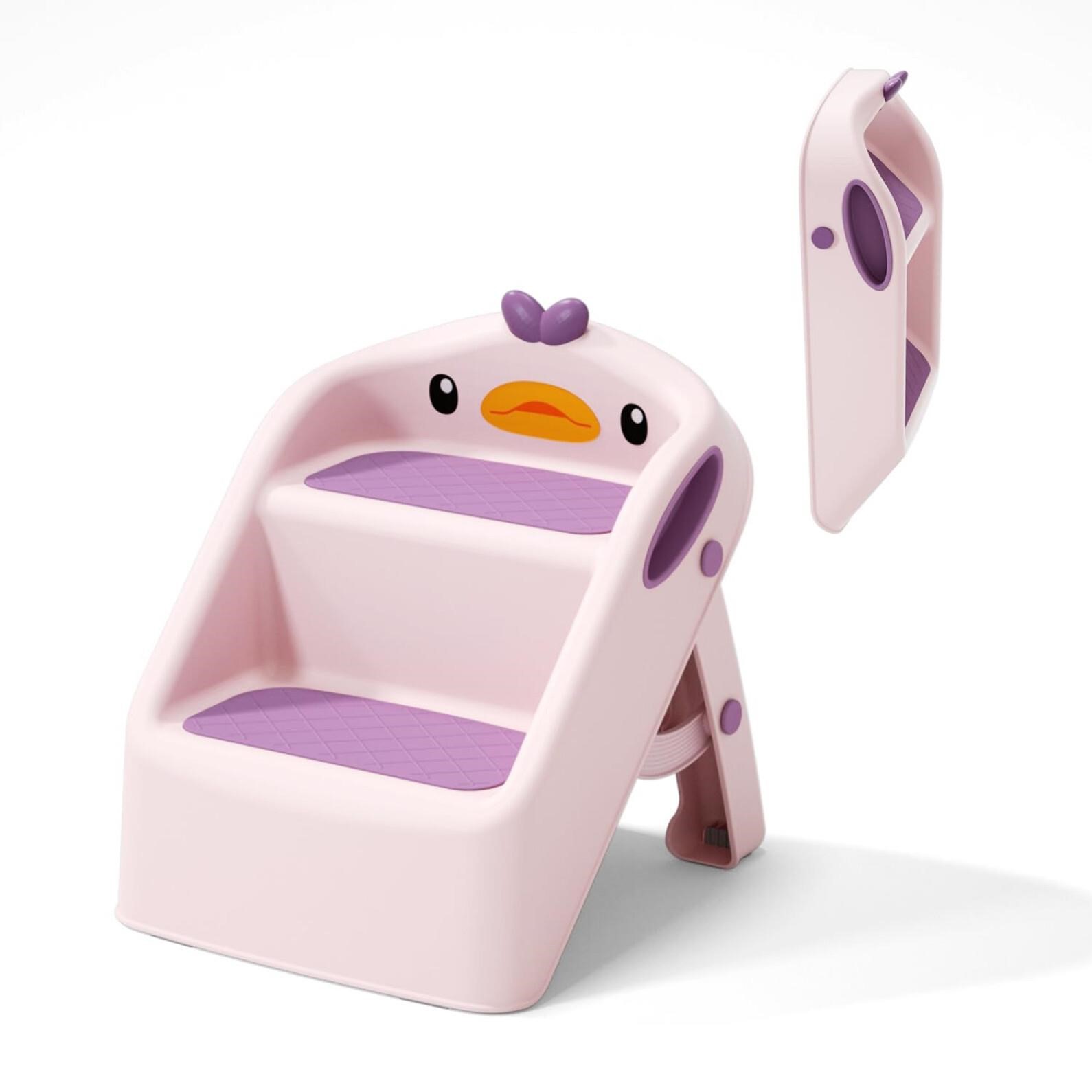 Toddler Step Stool for Bathroom Sink Foldable, Pin