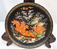 Hand Painted Russian Plate "Morozko"