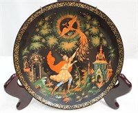 Hand Painted Russian Plate
