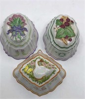 3 Vintage Molds Franklin Mint Le Cordon Bleu