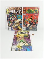 3 comics "New Mutant" #79, 80 et 81, 1989