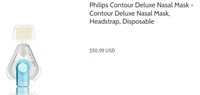 Philips Contour Deluxe Nasal Mask - Contour Deluxe